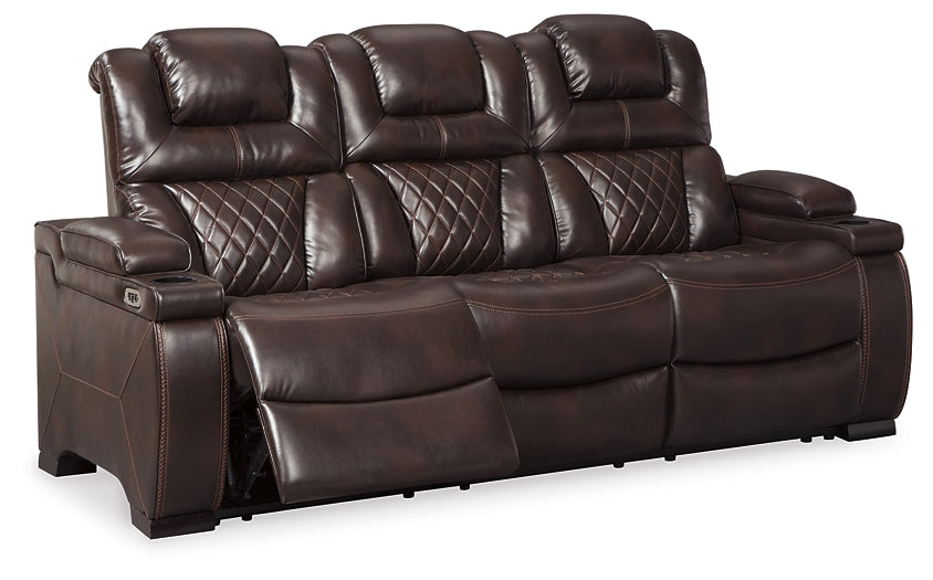 Warnerton PWR REC Sofa with ADJ Headrest