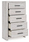 Cayboni Five Drawer Chest