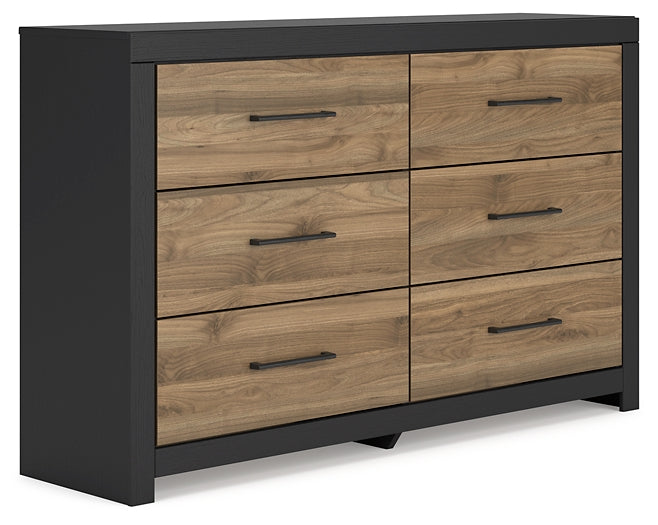 Vertani Six Drawer Dresser