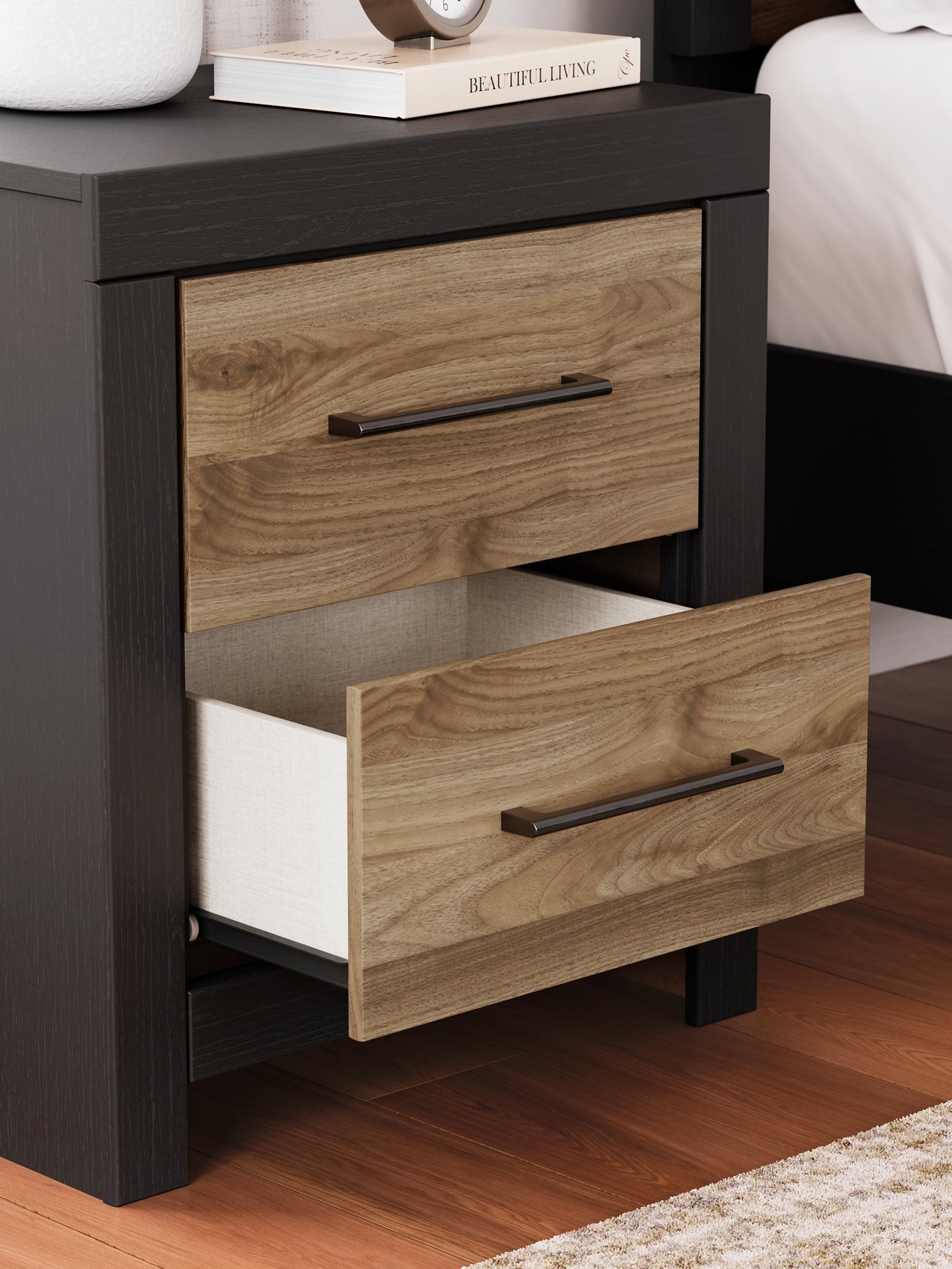 Vertani Two Drawer Night Stand