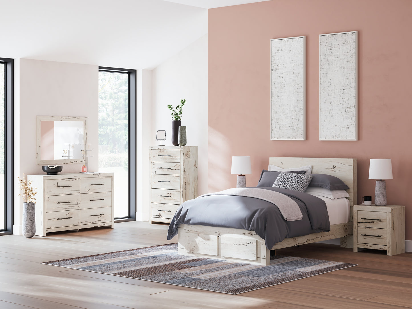 Lawroy  Panel Storage Bed