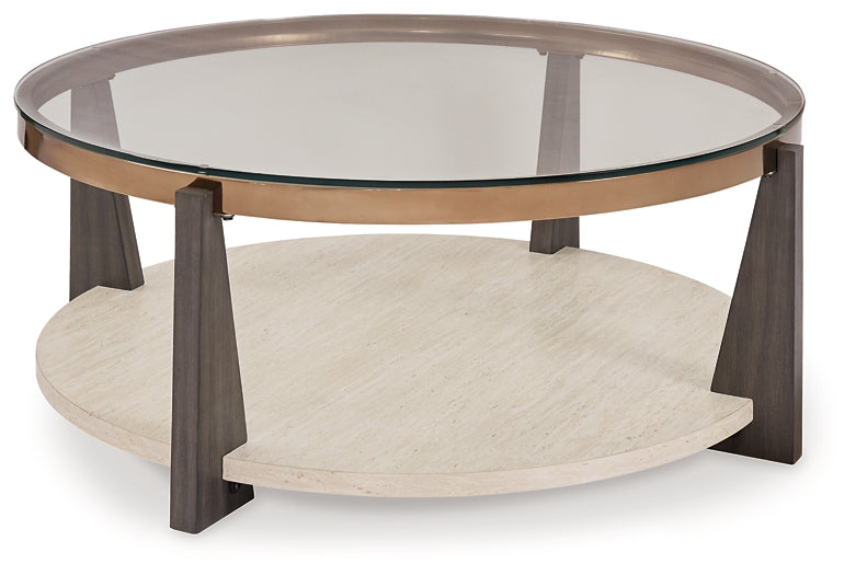 Frazwa Coffee Table with 2 End Tables