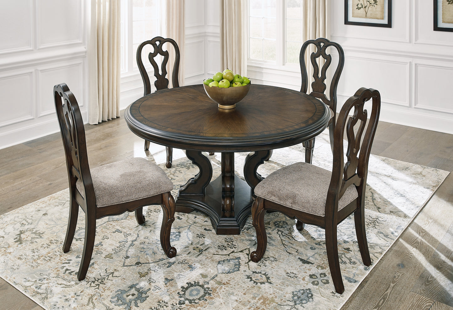 Maylee Dining Table and 4 Chairs