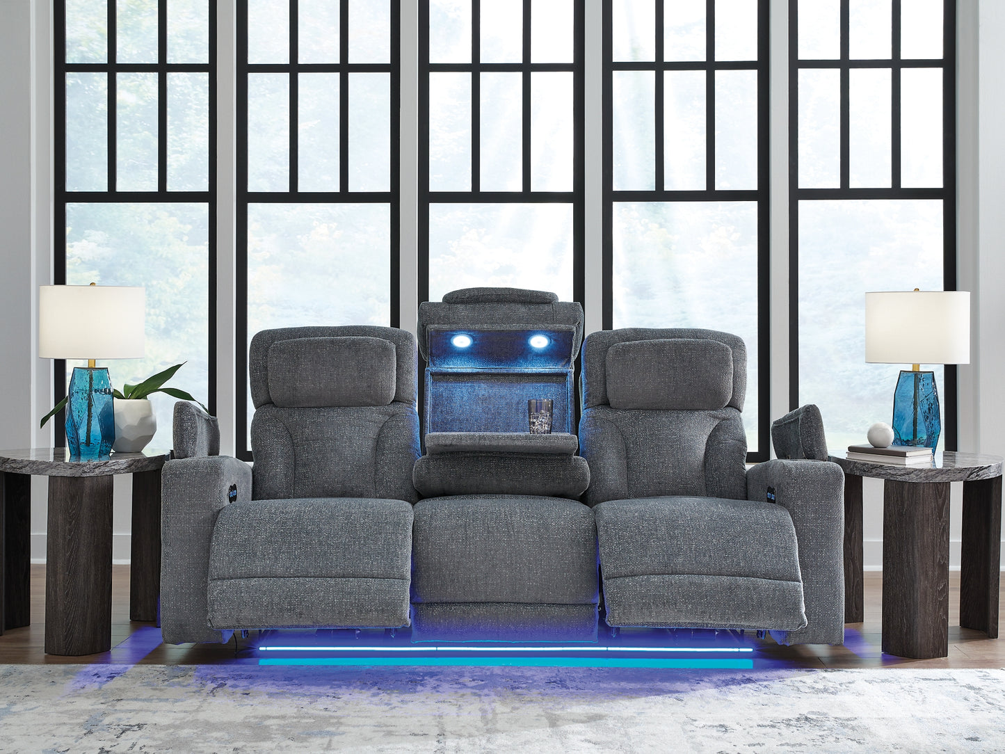 Studio Cave PWR REC Sofa with ADJ Headrest