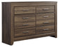 Juararo Queen Panel Headboard with Dresser