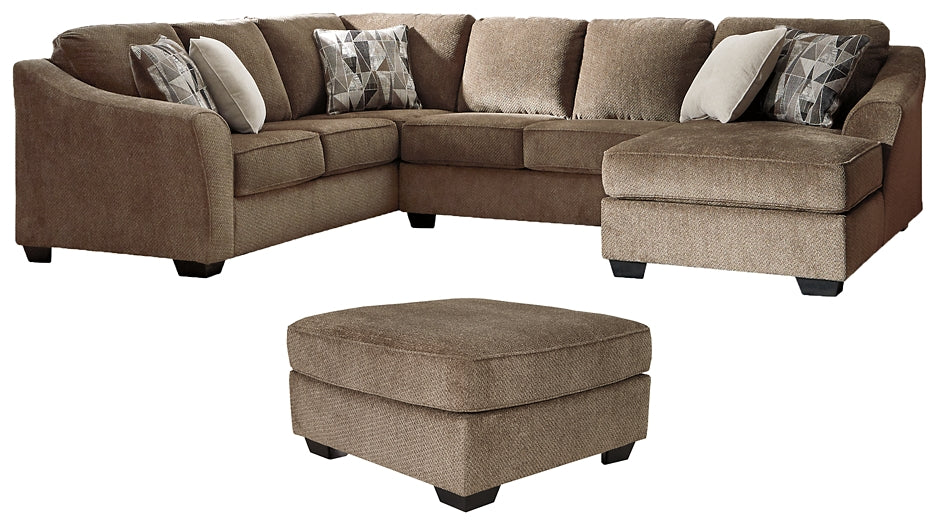 Graftin 3-Piece Sectional with Ottoman