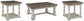 Havalance Coffee Table with 2 End Tables