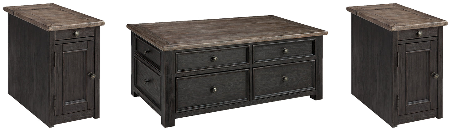 Tyler Creek Coffee Table with 2 End Tables