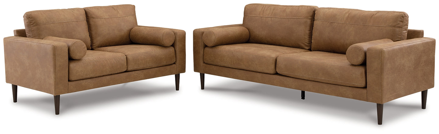 Telora Sofa and Loveseat