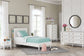 Aprilyn Twin Bookcase Bed with Dresser, Chest and Nightstand